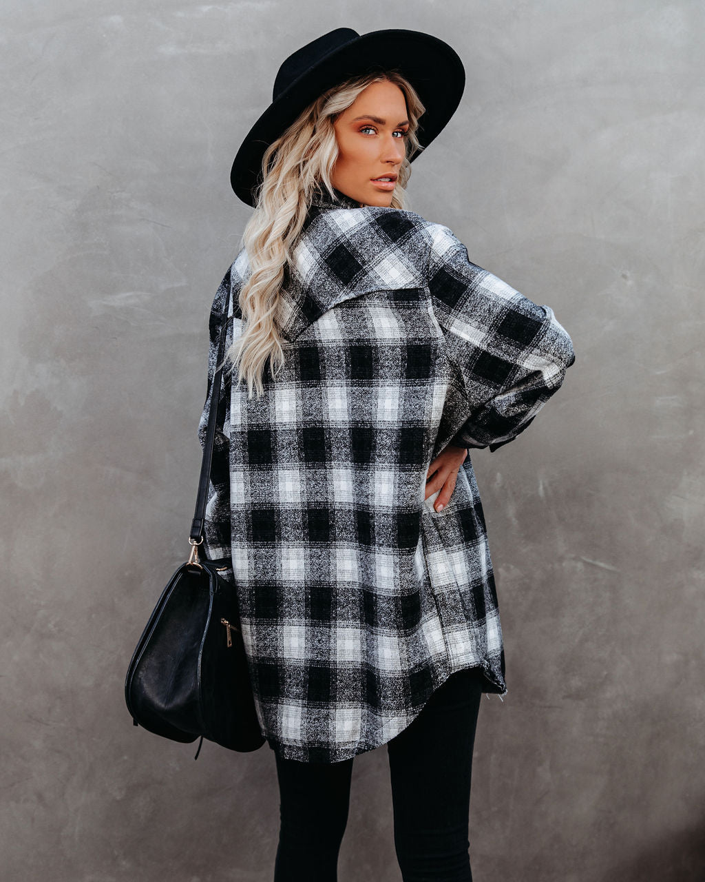 Paxon Plaid Button Down Shirt Jacket