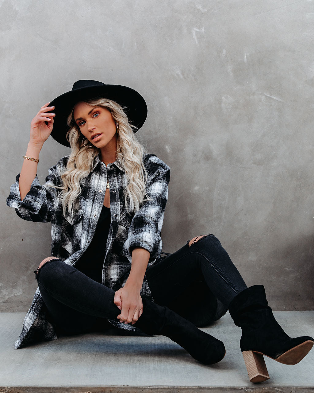 Paxon Plaid Button Down Shirt Jacket