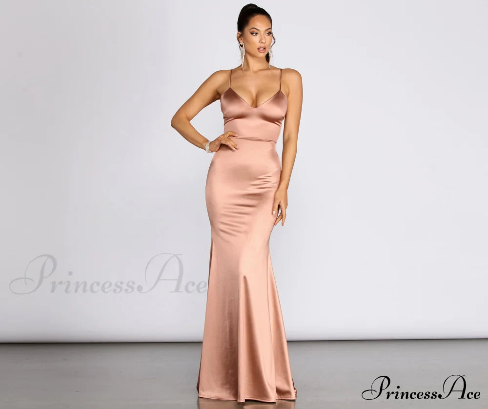 Phoebe Strappy Stylish Back Mermaid Dress S.o. Long Dresses