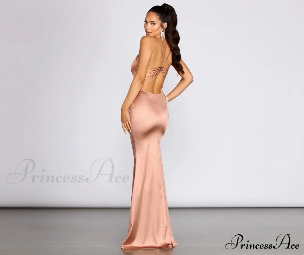 Phoebe Strappy Stylish Back Mermaid Dress S.o. Long Dresses
