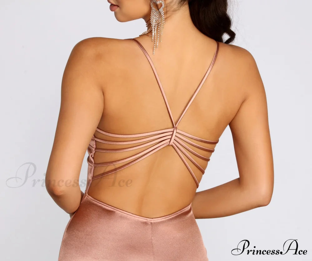 Phoebe Strappy Stylish Back Mermaid Dress S.o. Long Dresses
