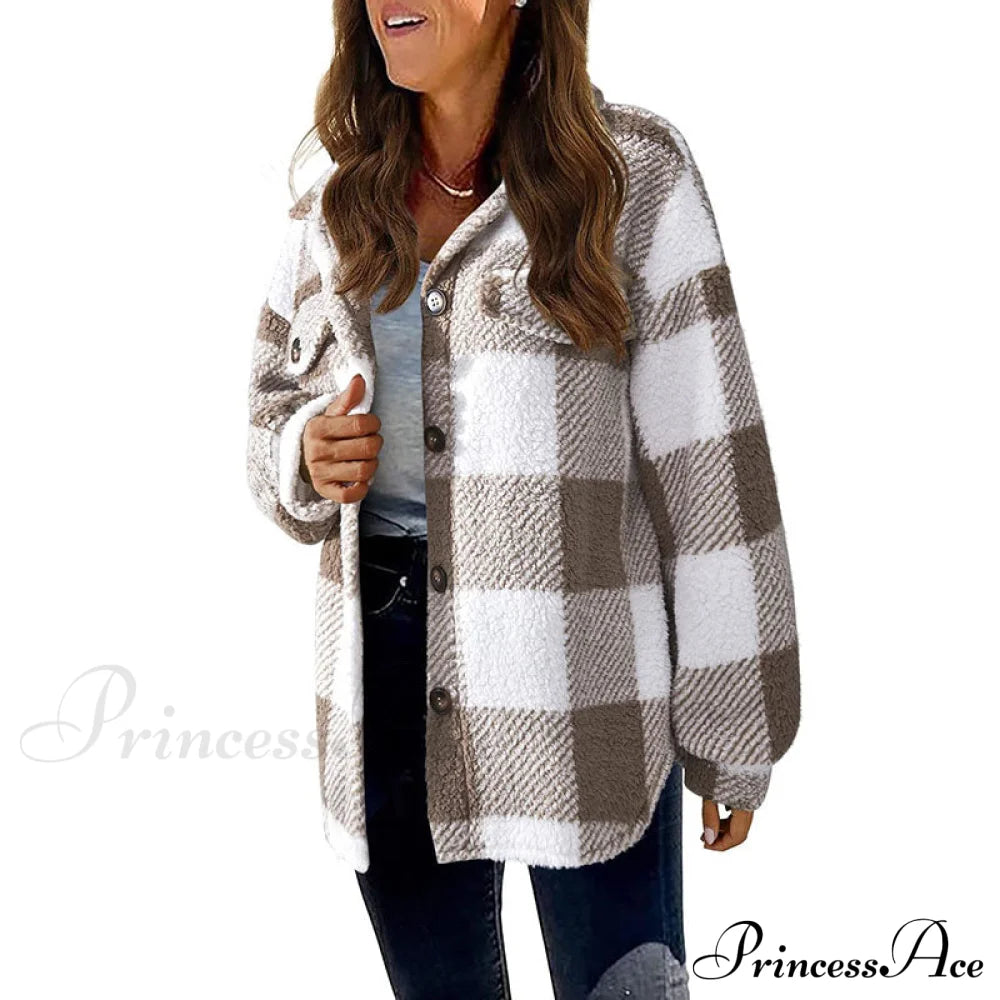 Plaid For Casual Coat Wear Coats