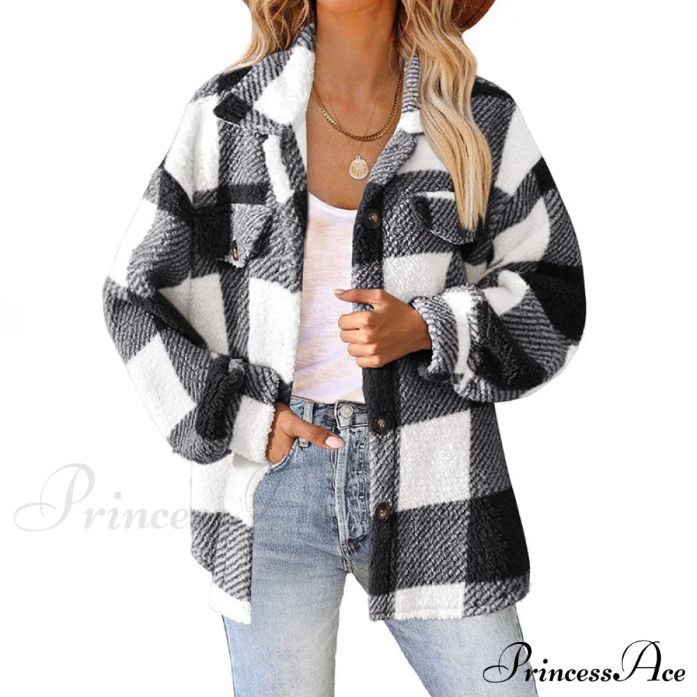 Plaid For Casual Coat Wear Coats