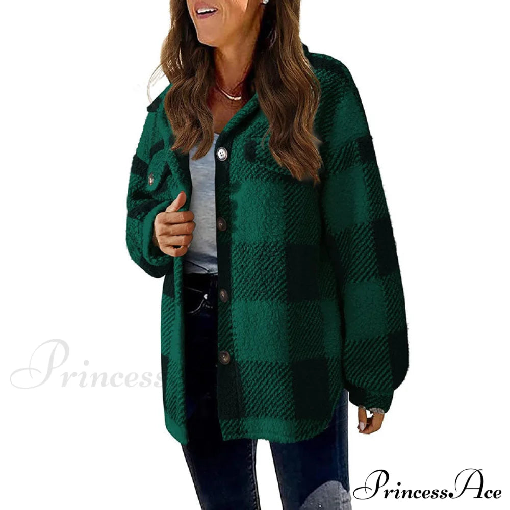 Plaid For Casual Coat Wear Coats