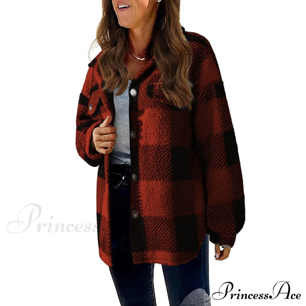 Plaid For Casual Coat Wear Coats