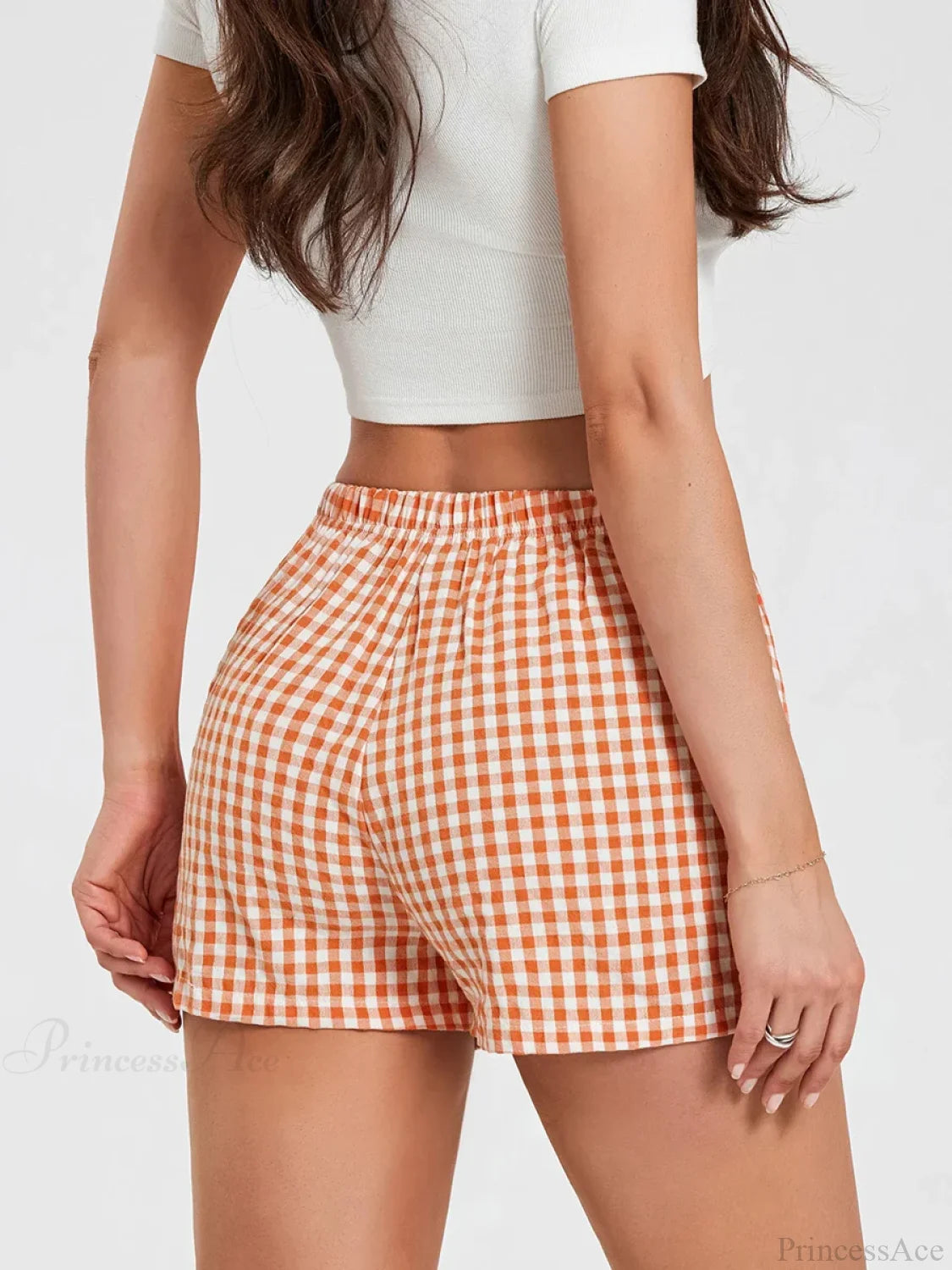 Plaid Loose Lounge Short short-250223
