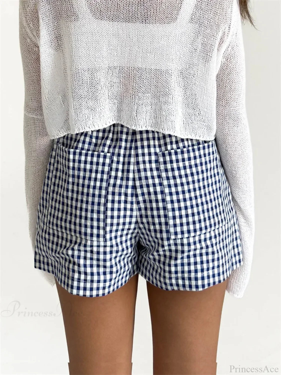 Plaid Pocket Lounge Short short-250223