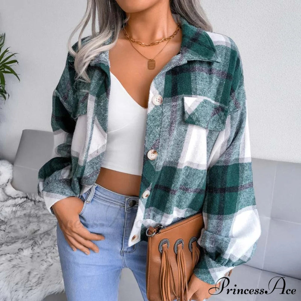 Plaid Retro Coat Coats