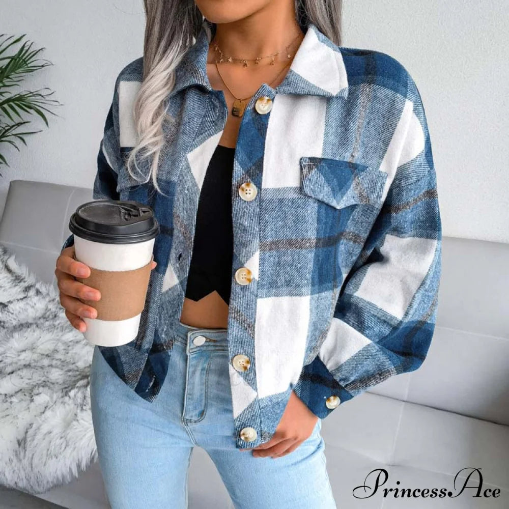 Plaid Retro Coat Coats