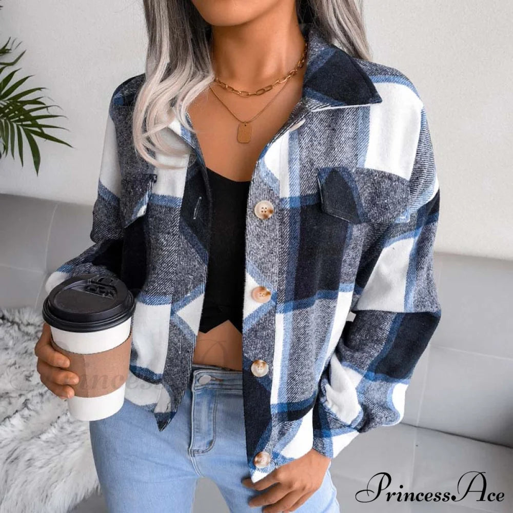 Plaid Retro Coat Coats