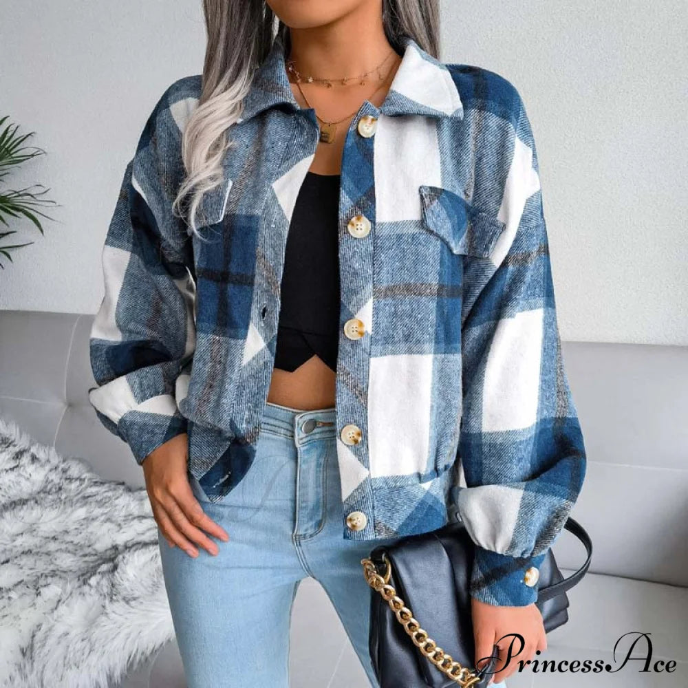 Plaid Retro Coat Coats