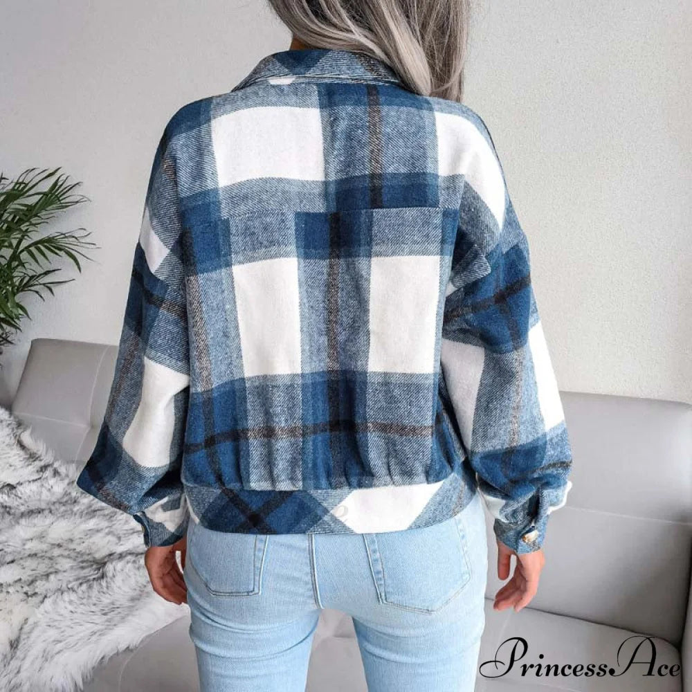 Plaid Retro Coat Coats