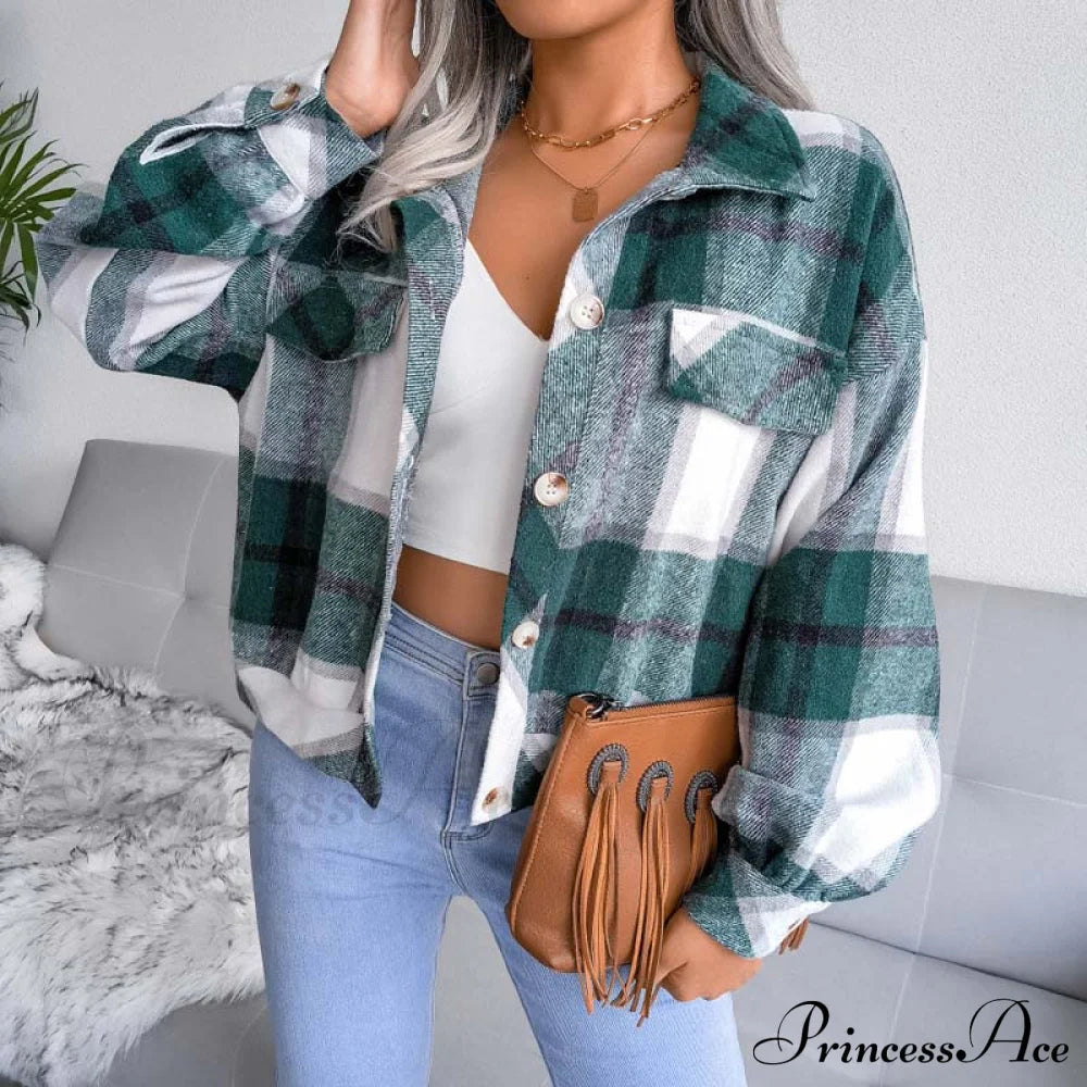 Plaid Retro Coat Coats