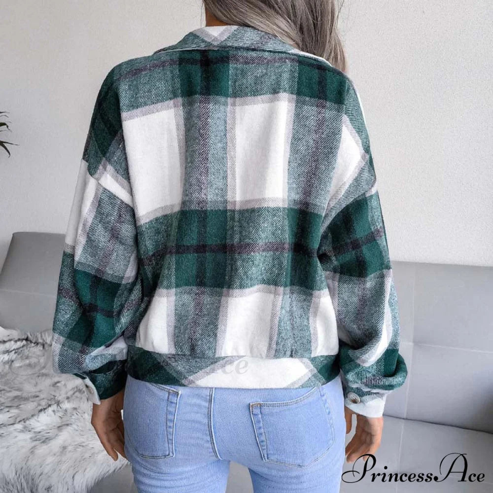 Plaid Retro Coat Coats