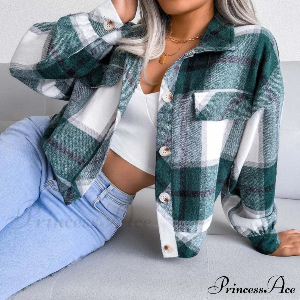 Plaid Retro Coat Coats