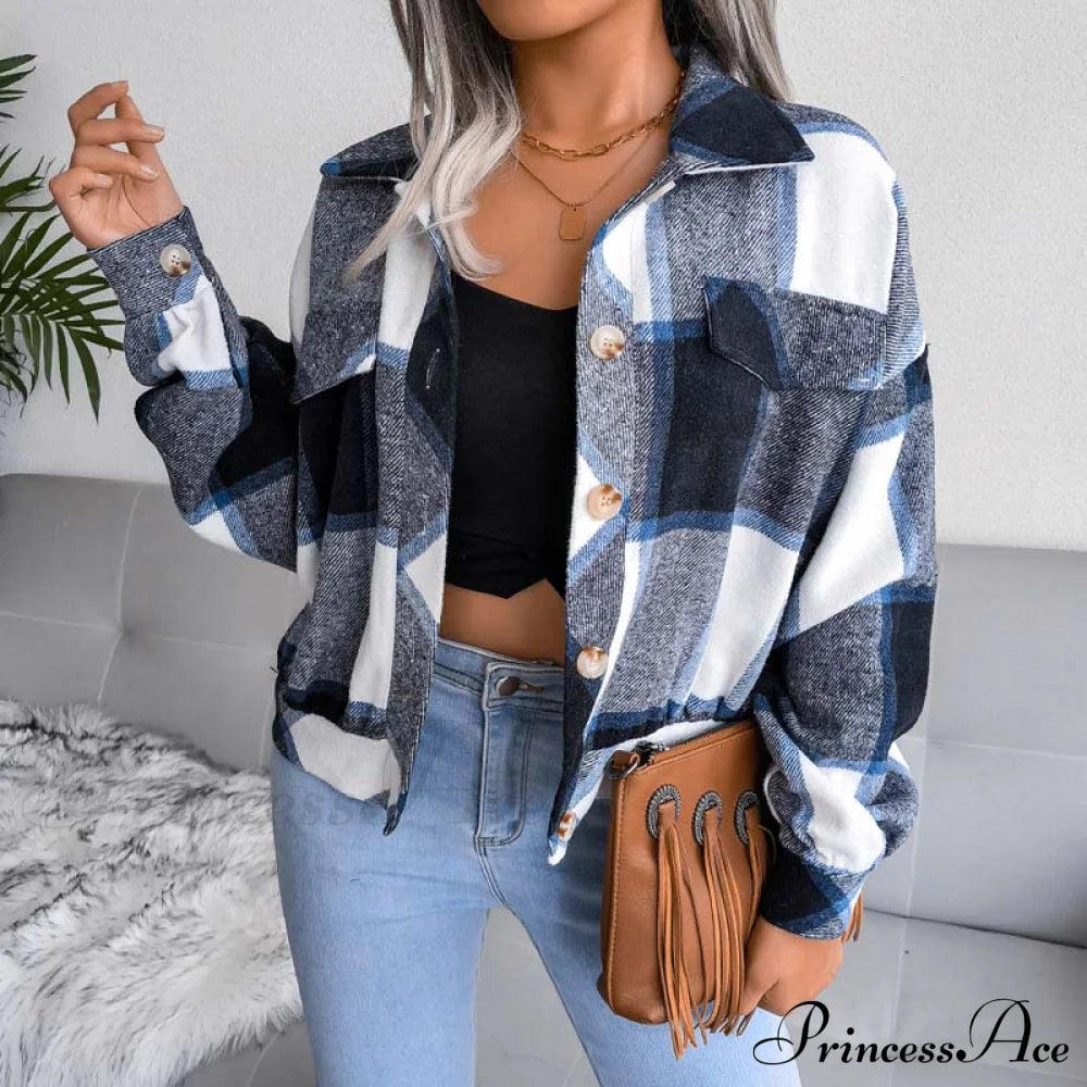 Plaid Retro Coat Coats