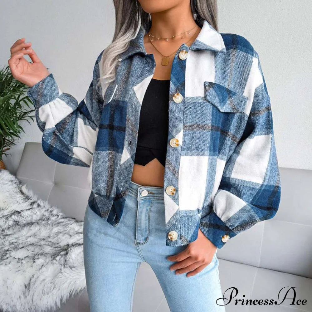 Plaid Retro Coat Coats