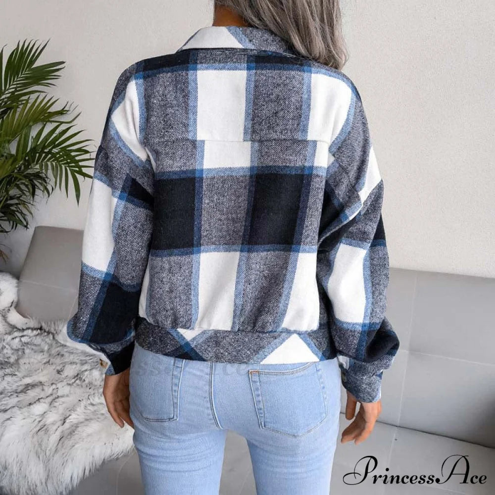 Plaid Retro Coat Coats