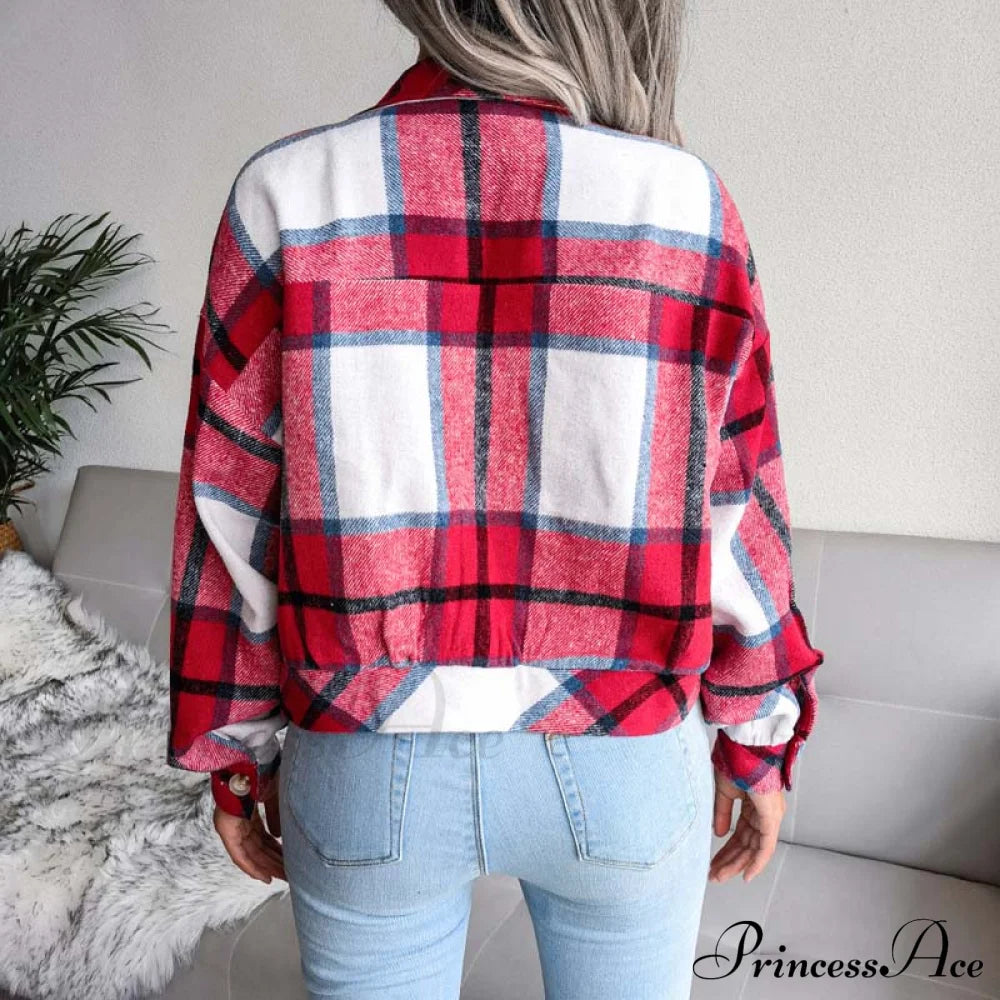 Plaid Retro Coat Coats