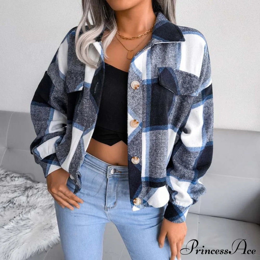 Plaid Retro Coat Coats