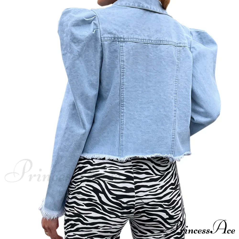 Plus Size High Street Style Chic Stylish Elegant Fashionable Versatile Denim With Trendy Turn Down