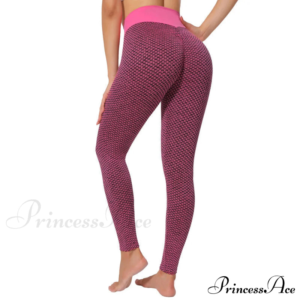 Push Up Woman Tights Workout Leggings Pink High Quality / S