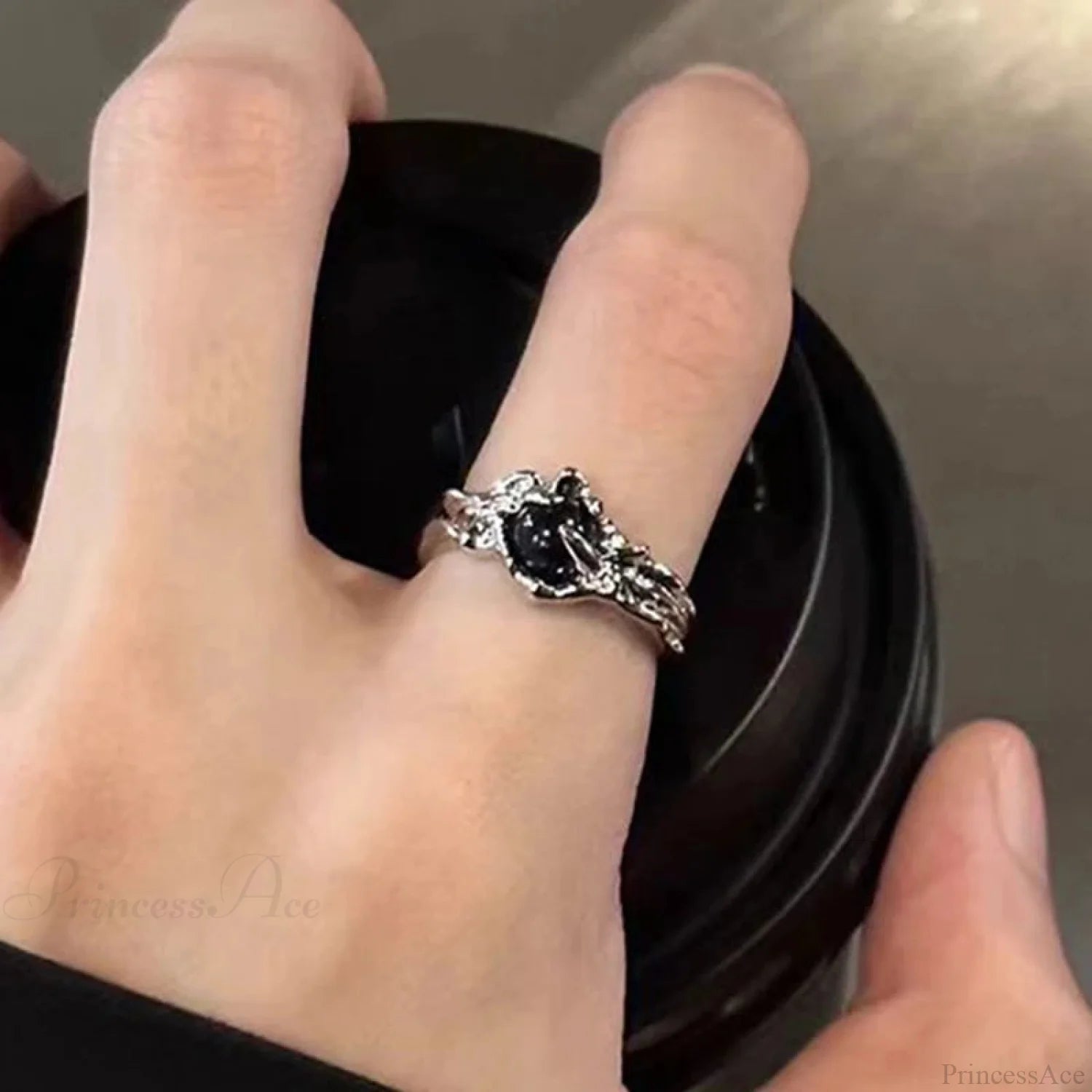 Rebellious Dark Bat Wing Ring Style 02