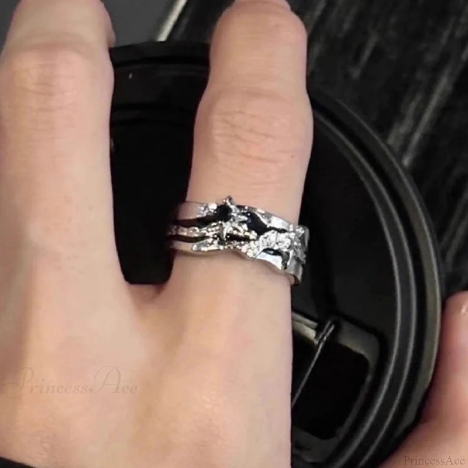 Rebellious Dark Bat Wing Ring Style 03