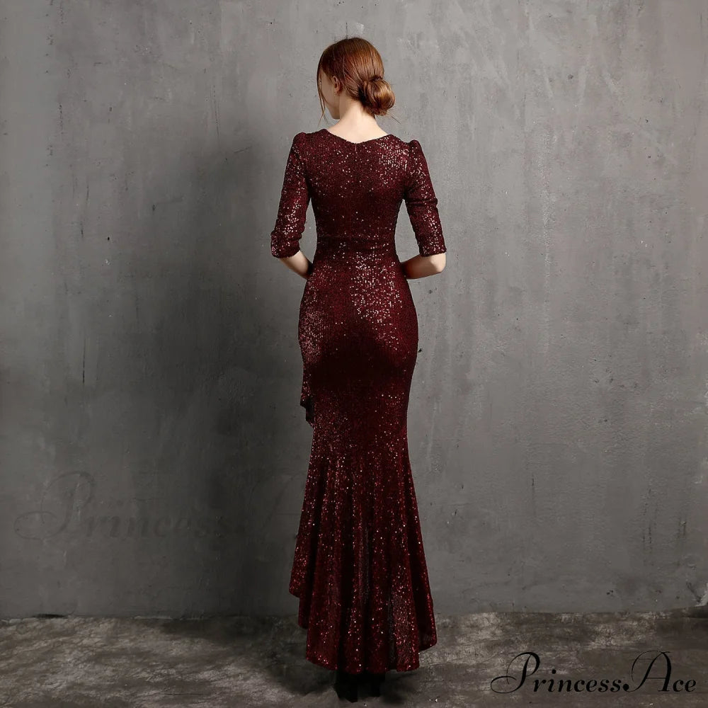 Rehami Sequin Stylish Mermaid Dress S.o. Long Dresses