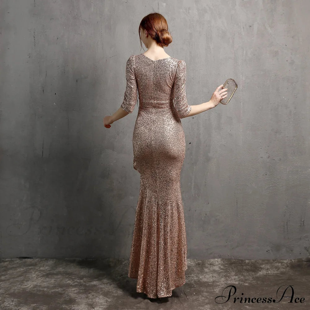 Rehami Sequin Stylish Mermaid Dress S.o. Long Dresses