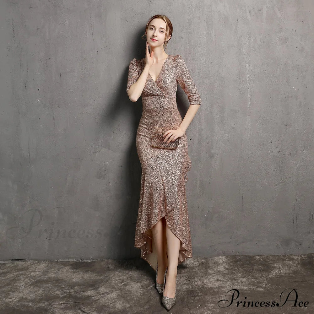 Rehami Sequin Stylish Mermaid Dress S.o. Long Dresses