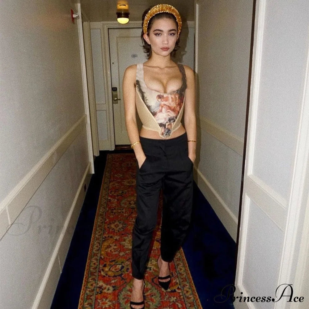 Renaissance Elegant Corset Top Top