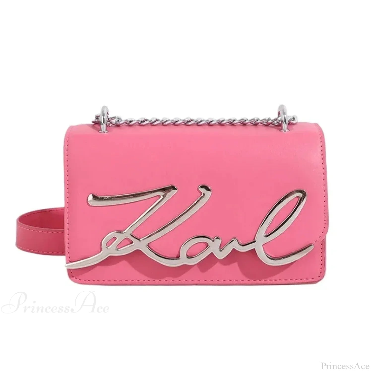 Retro Zipper Square Shoulder Tote Bag Pink shoulder-250126