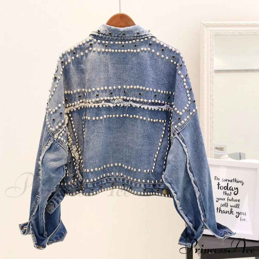 Rivet Studded Denim Jacket