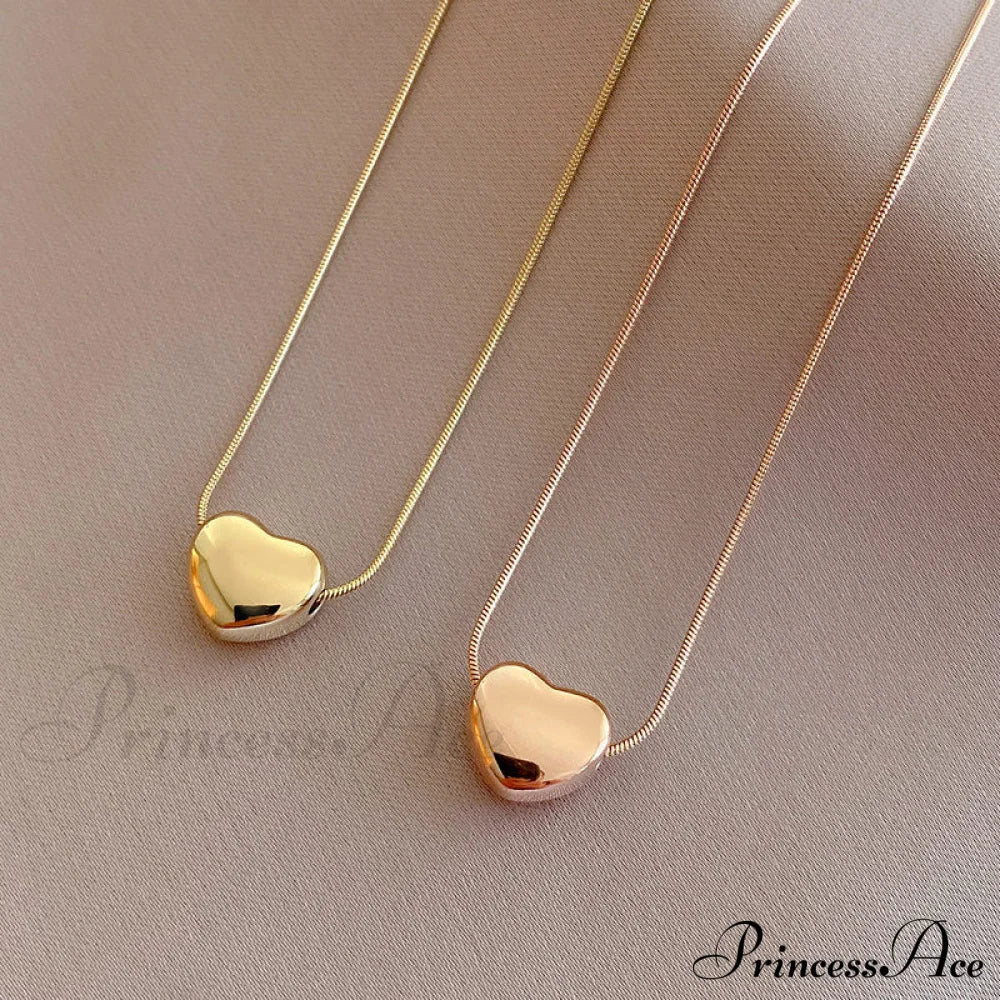 Romantic Mini Heart Pendant Necklaces