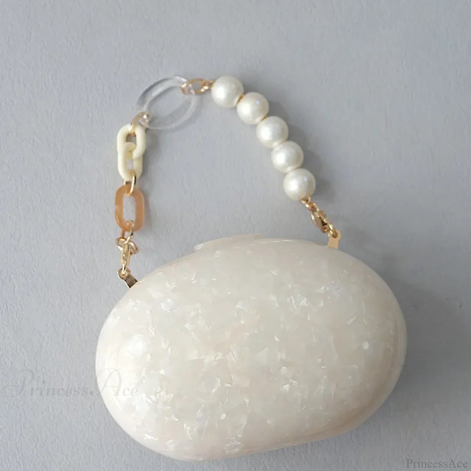 Round Acrylic Party Clutch Wristlet wristlet-250126