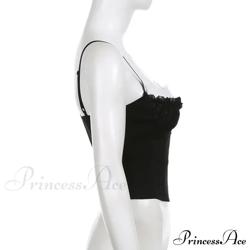 Ruched Patchwork Stylish Bustier Top
