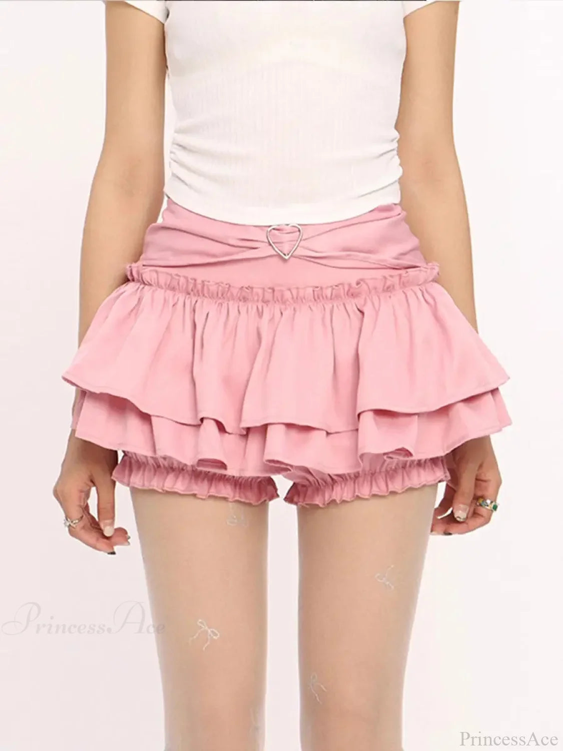 Ruffle Slim Cake Layer Skirt skirts-250223