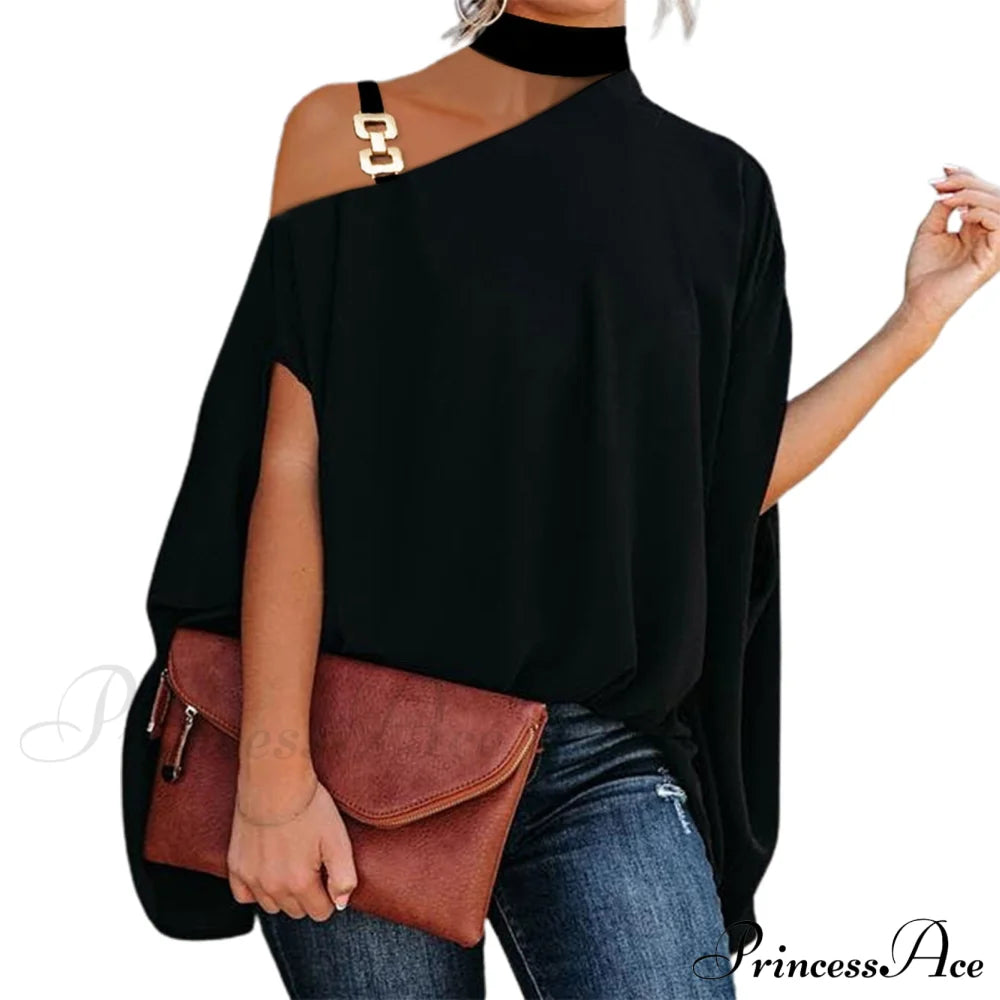 Sara Blouse Black P / S Tops & Blouses