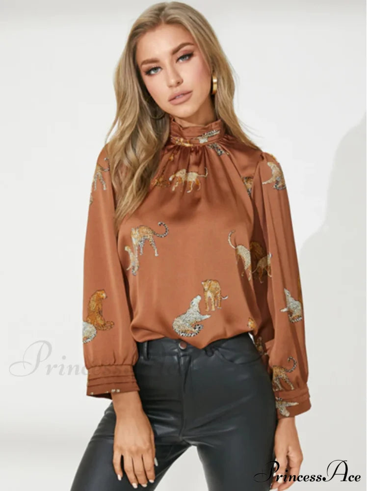 Satin Top By Weina Tops & Blouses