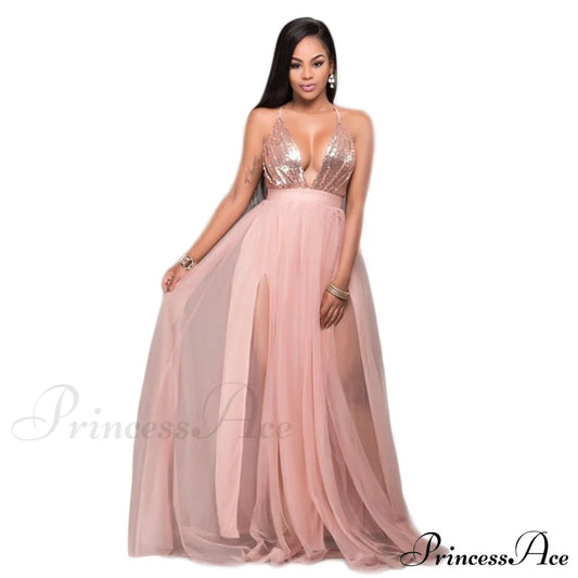 Saylor Formal Double Charming Slit Tulle Dress S.o. Long Dresses