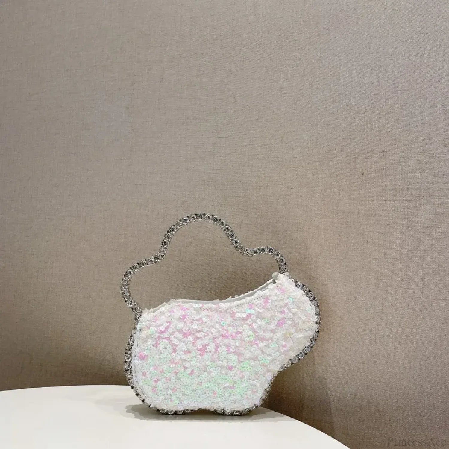 Sequin Diamond Cloud Shape Evening Wristlet color same picture6 wristlet-250126