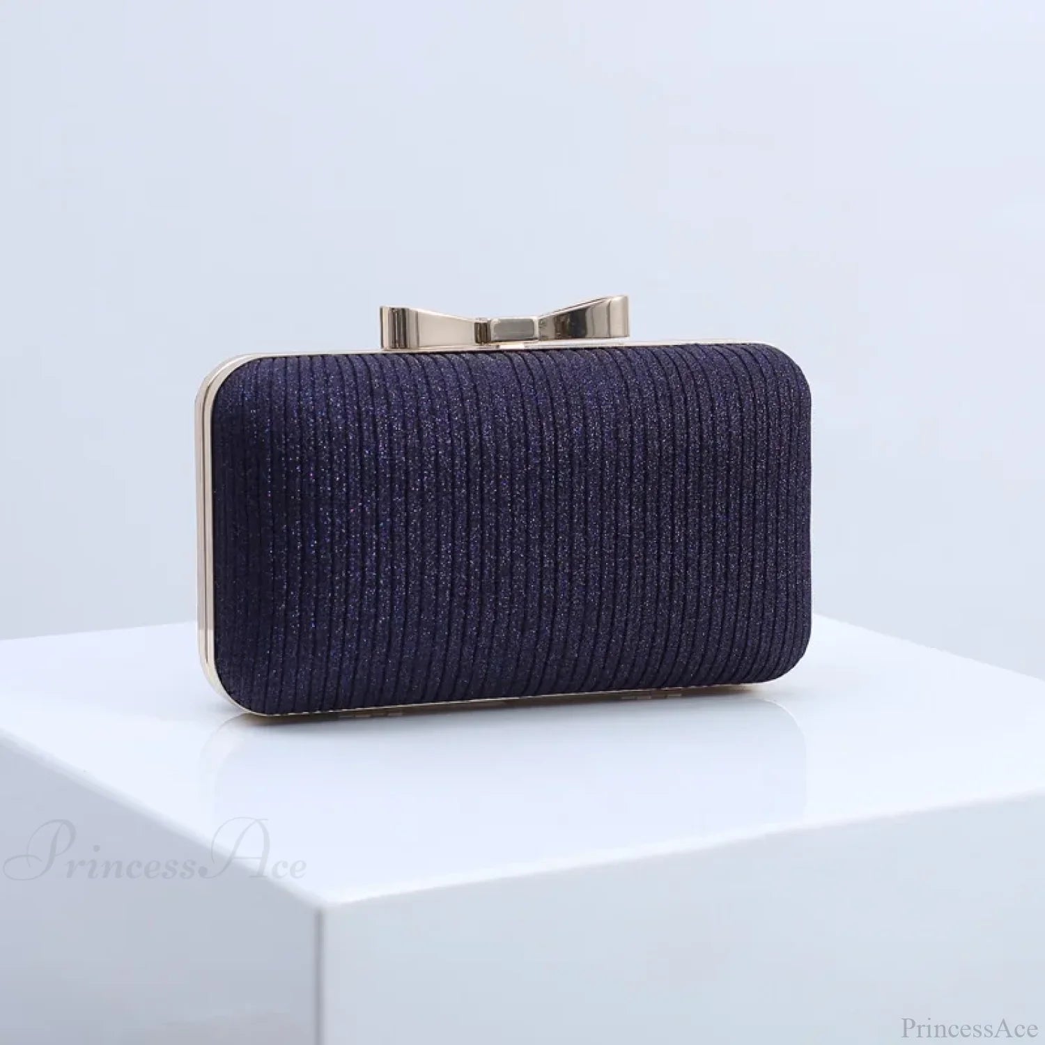 Sequined Banquet Evening Clutch Wristlet Dark Purple wristlet-250126