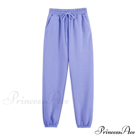 Set - Tracksuit Hooded Pants Fleece Women’s Color Solid Casual Sweatshirt Autumn/Winter And