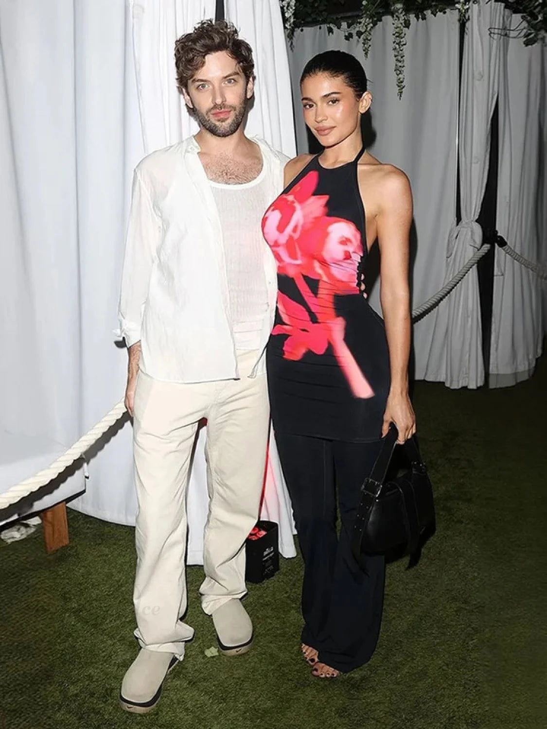 Sexy Halter Backless Flower Print Bodycon Floral Dress floraldress-250126