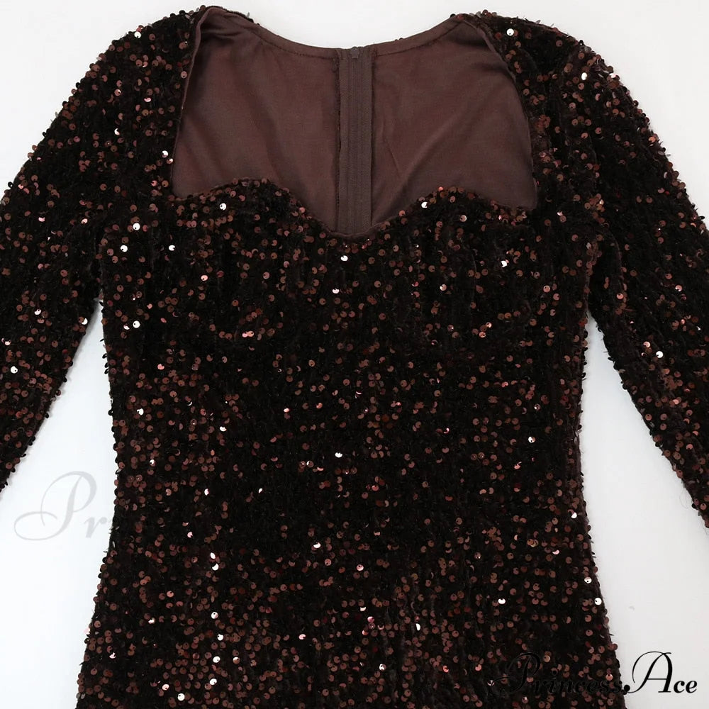 Sexy Luxury High Trendy Waist Short Dress