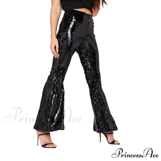 Sexy Nightclub See-Through Pants Black / S