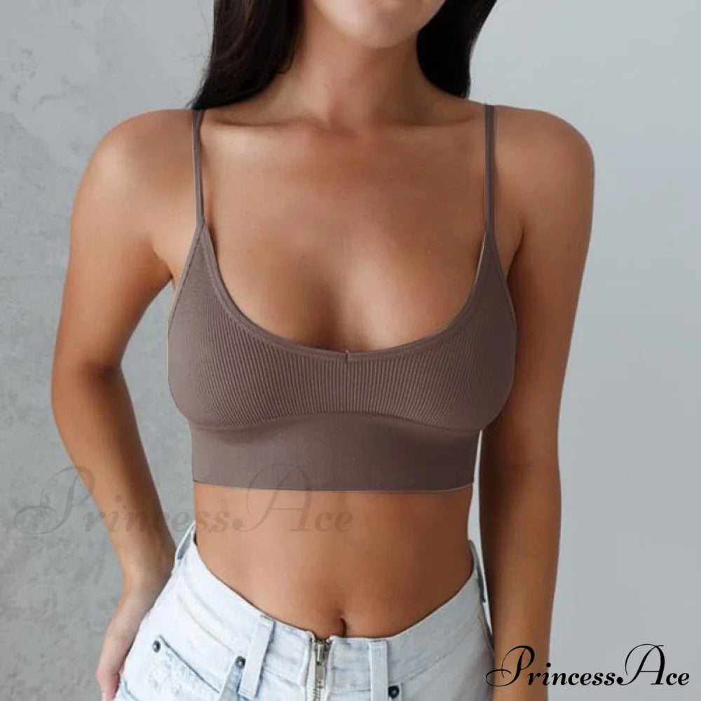 Sexy Solid Color Cami Tank Top