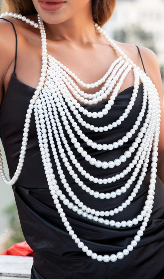 Shawl White Pearl Top Accessories