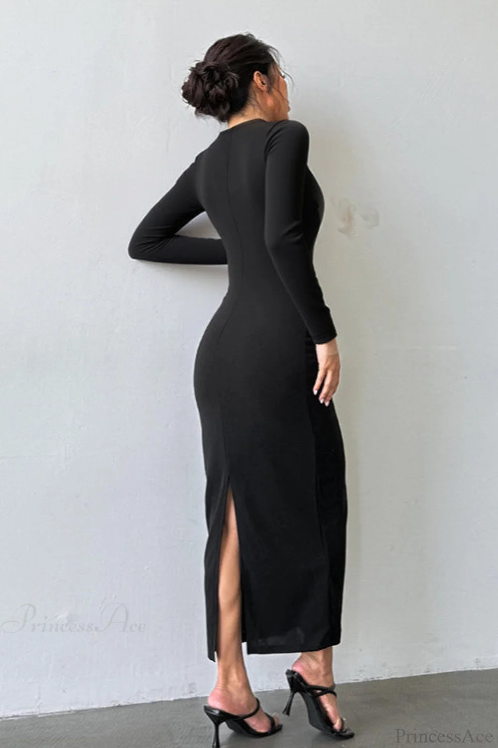 Shimmer Tight Mermaid Fitted Maxi Party Dress